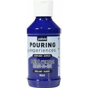 Farba akrylowa Pouring Pebeo 118 ml Experiences cyan blue