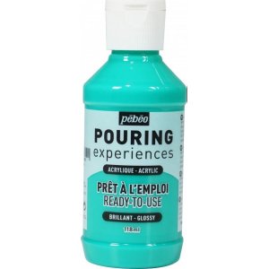 Farba akrylowa Pouring Pebeo 118 ml Experiences aqua green