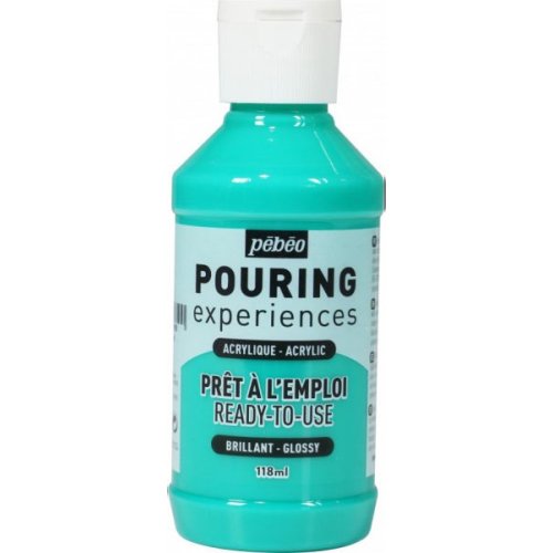 Farba akrylowa Pouring Pebeo 118 ml Experiences aqua green