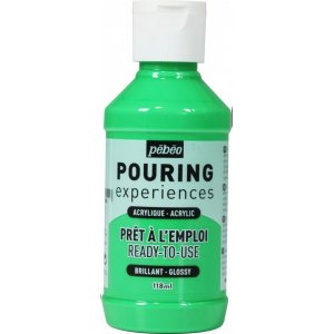 Farba akrylowa Pouring Pebeo 118 ml Experiences bright green