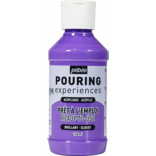 Farba akrylowa Pouring Pebeo 118 ml Experiences light violet