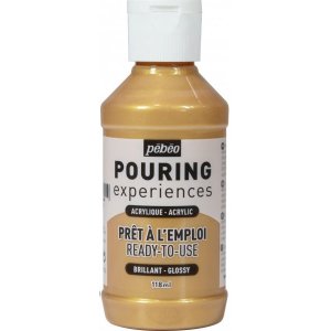 Farba akrylowa Pouring Pebeo 118 ml Experiences gold