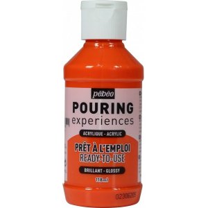 Farba akrylowa Pouring Pebeo 118 ml Experiences orange