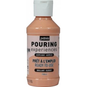 Farba akrylowa Pouring Pebeo 118 ml Experiences pink beige