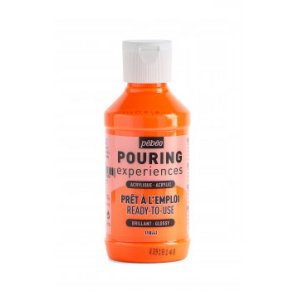 Farba akrylowa Pouring Pebeo 118 ml Experiences fluo orange