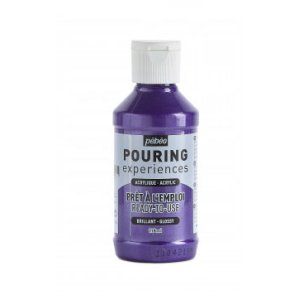 Farba akrylowa Pouring Pebeo 118 ml Experiences metallic purple