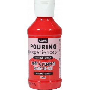 Farba akrylowa Pouring Pebeo 118 ml Experiences magenta red