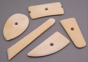 Narzędzia do ceramiki (kości) 5 sztuk nr A-15202