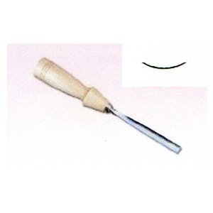 Dłuto rzeźbiarskie kute półokrągłe 12 mm nr 507