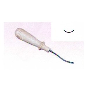 Dłuto snycerskie kształtowe ugięte półokrągłe 6 mm nr 212