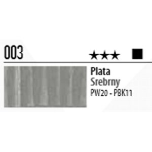Farby do szkła IDEA Vetro 60 ml Maimeri 003 srebrny
