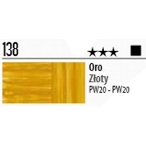 Farby do szkła IDEA Vetro 60 ml Maimeri 138 złoty