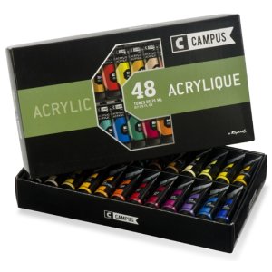 Campus komplet farb akrylowych 48 kol x 21 ml