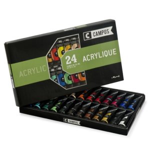 Campus komplet farb akrylowych 24 kol x 21 ml