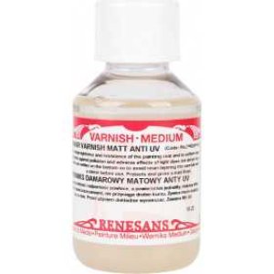 Werniks damarowy końcowy matowy 100 ml Renesans 