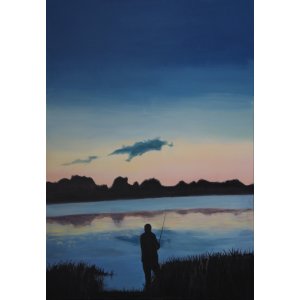 Stąporków - akryl na płótnie 70 x 100 cm 