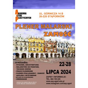 Plener Malarski Zamość 2024 (wyjazd ze Stąporkowa)