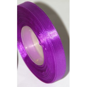 Wstążka atłasowa 12 mm / 32 m fiolet