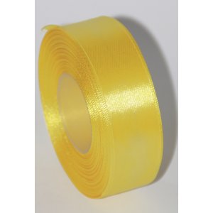 Wstążka atłasowa 25 mm / 36 Y żółta