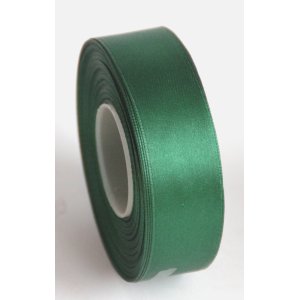 Wstążka atłasowa 25 mm / 36 Y zielona ciemna