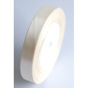 Kopia Wstążka atłasowa 12 mm / 32 m kremowy