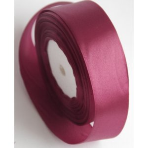 Wstążka atłasowa 25 mm / 36 Y bordowa