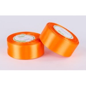 Wstążka satynowa 50 mm / 32 m Pomarańczowa