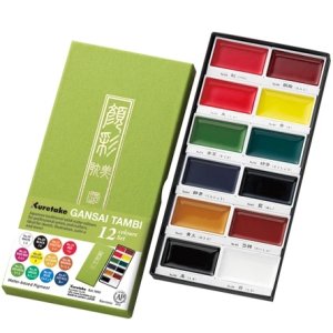 Kuretake Gansai Tambi 12 kolorów MC20/12V