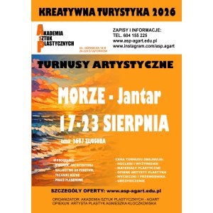 Morze - 17-23 sierpnia Kreatywna Turystyka 2026 - turnusy dla dorosłych