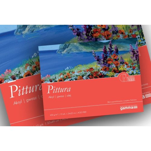 Blok Pittura do akryli 400 g 32,5 x 45 cm