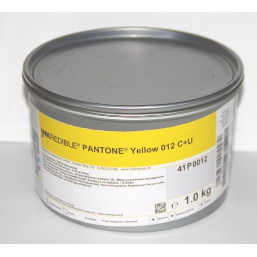 Farba drukarska OFFSET 1 kg Huber wg pantone yellow 012