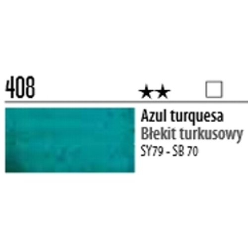 Farby do szkła IDEA Vetro 60 ml Maimeri 408 błękit turkusowy