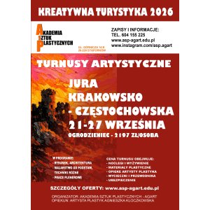 Jura Krakowsko - Częstochowska  21-27 września Turystyka 2026 - turnusy dla dorosłych