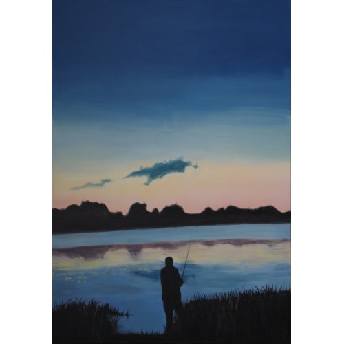 Stąporków - akryl na płótnie 70 x 100 cm 