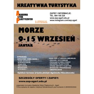 Kreatywna Turystyka 2024 - Morze- Jantar